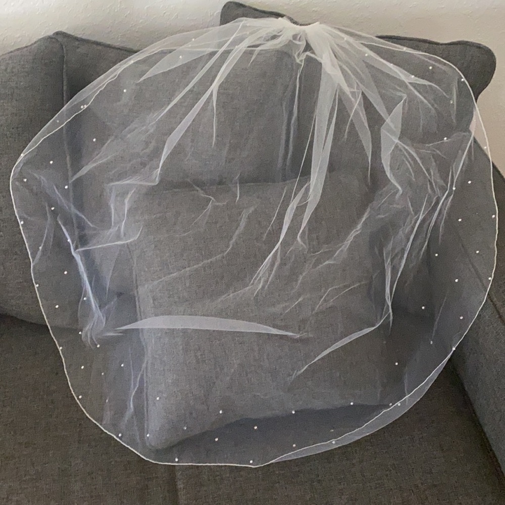 Wedding Veil with Rhinestones